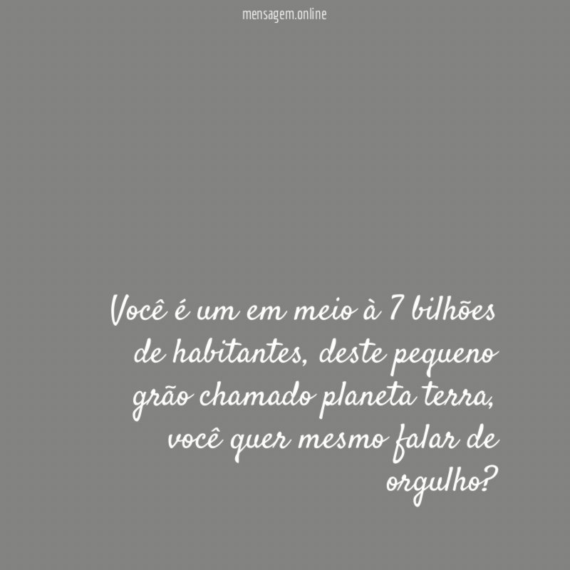 Você é um em meio à 7 bilhões de habitantes
