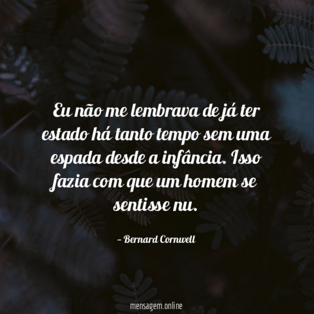 Eu não me lembrava de já ter estado