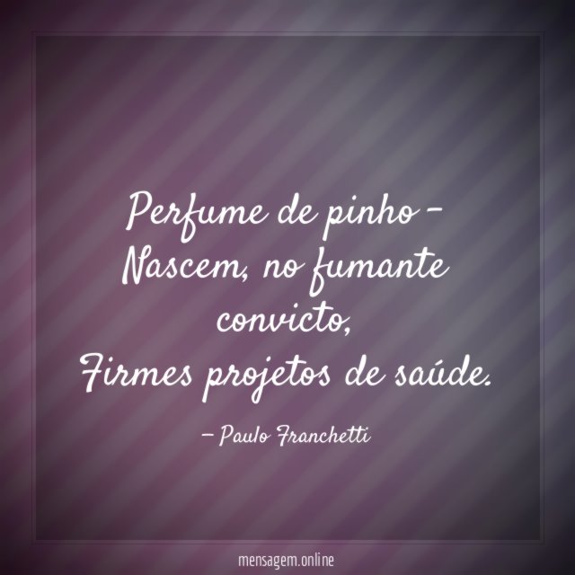 Perfume de pinho - Nascem