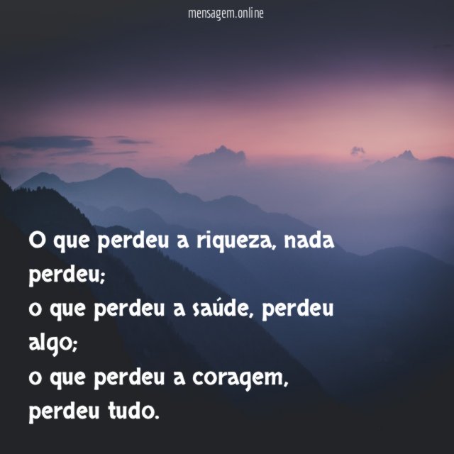 O que perdeu a riqueza