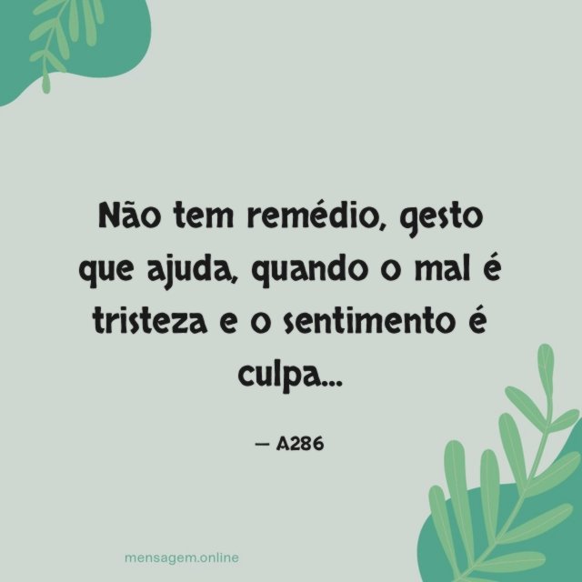Não tem remédio