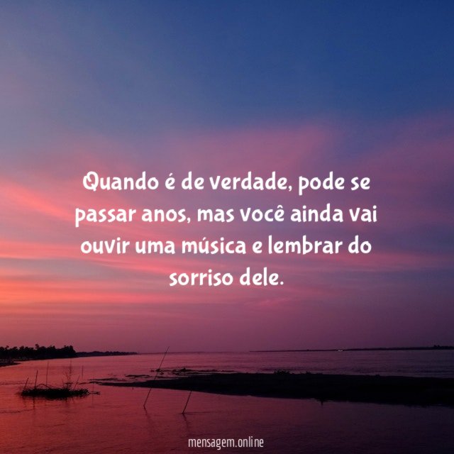 Quando é de verdade