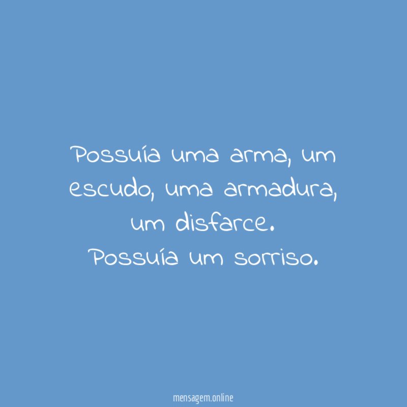 Possuía uma arma
