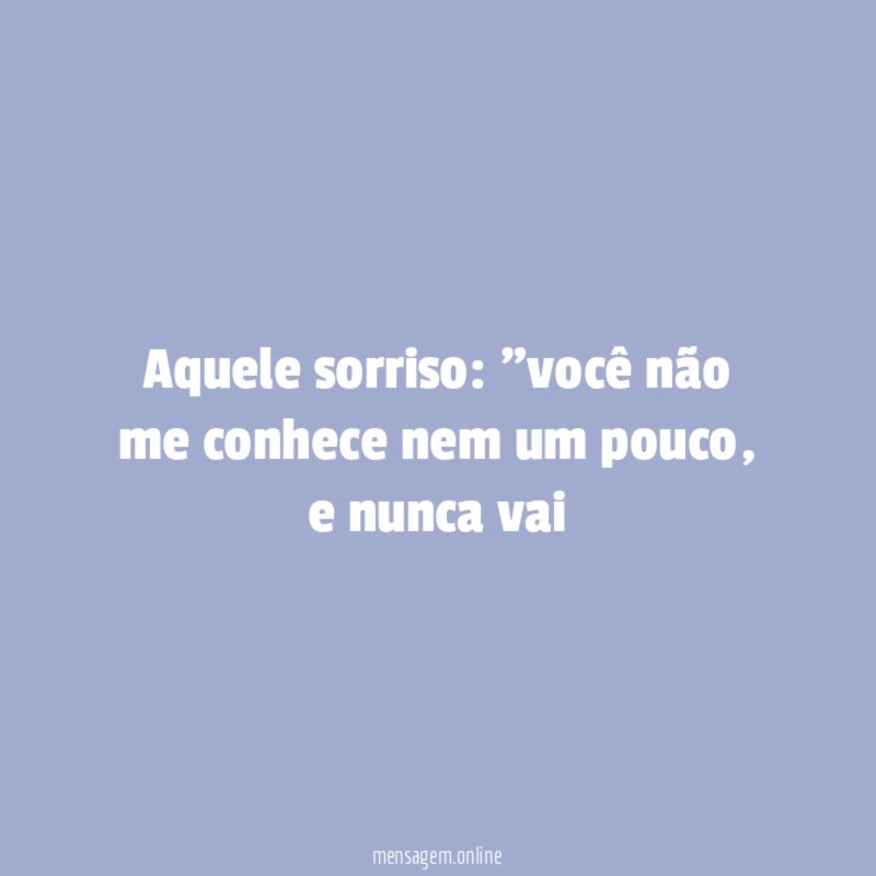Aquele sorriso