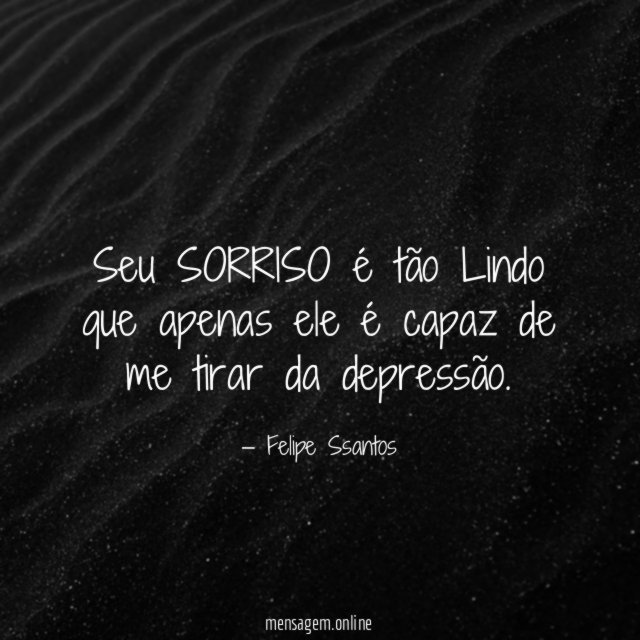 Seu SORRISO é tão Lindo que apenas ele