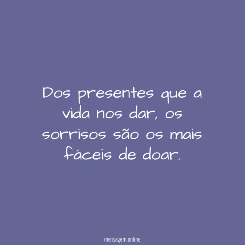 Dos presentes que a vida nos dar