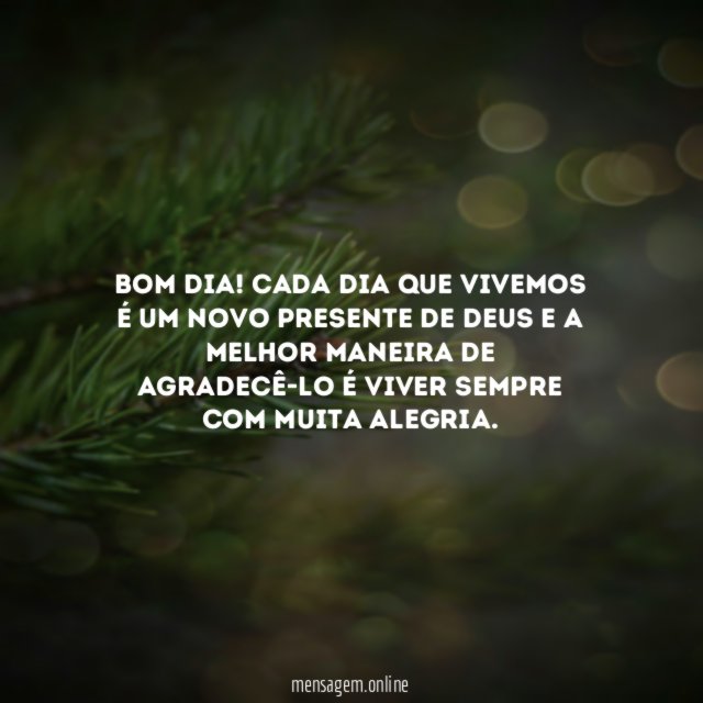 Bom dia