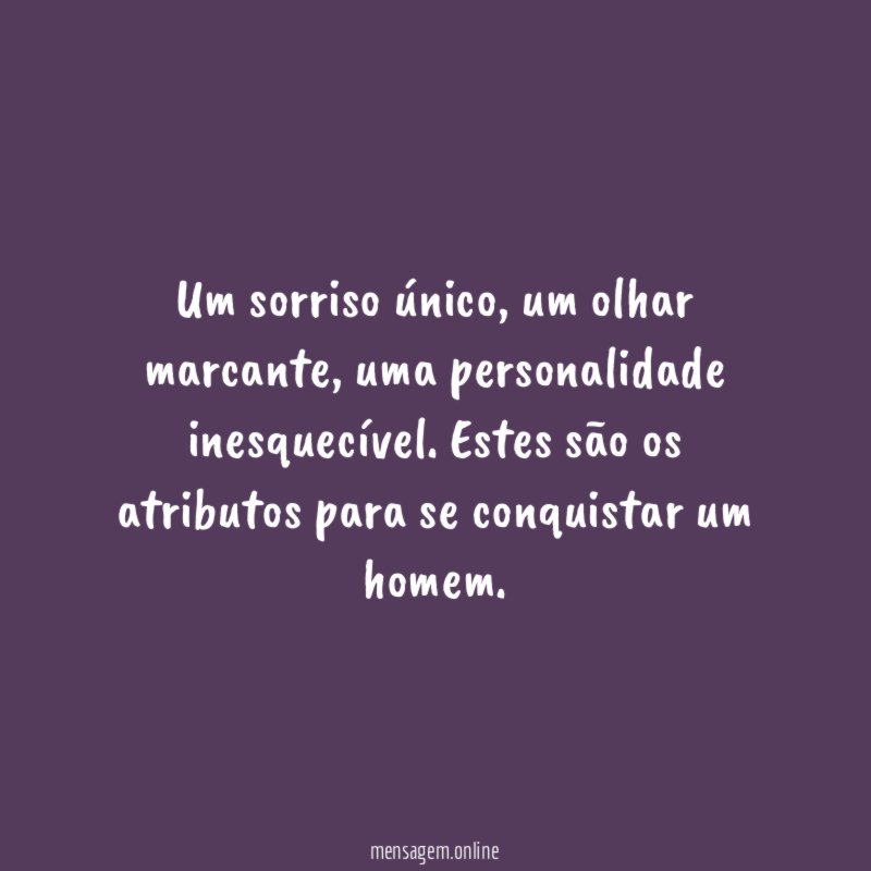 Um sorriso único
