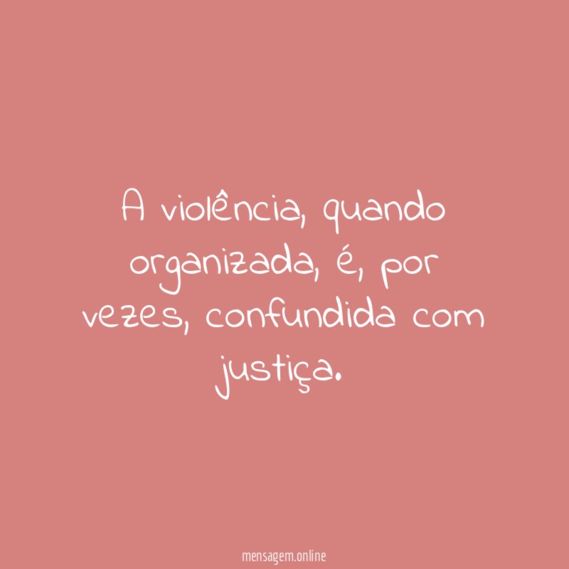 A violência