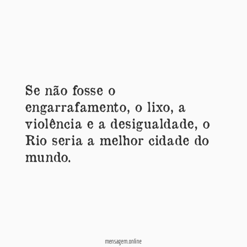 Se não fosse o engarrafamento
