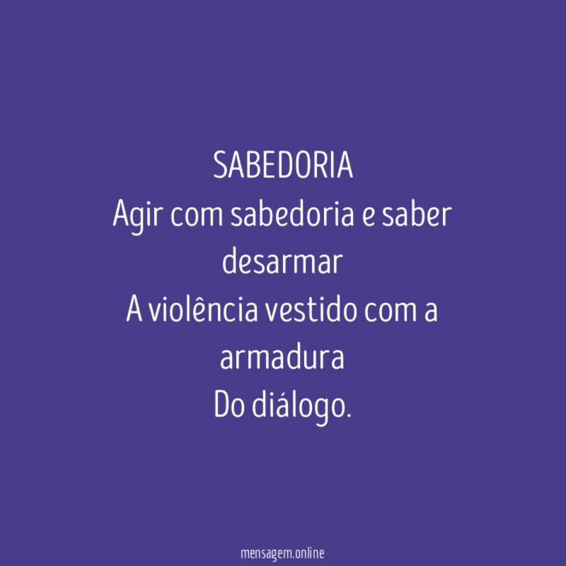SABEDORIA