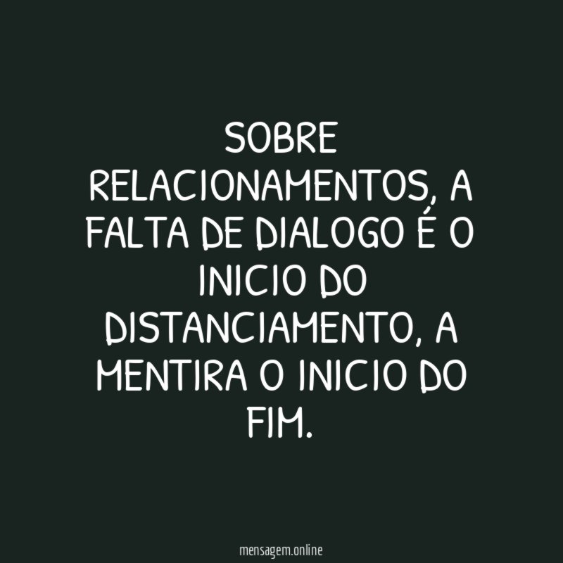 Sobre relacionamentos