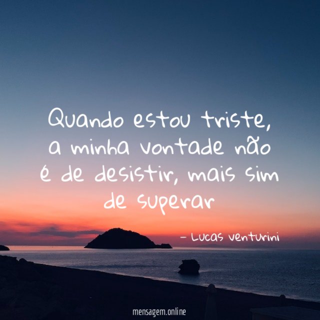 Quando estou triste