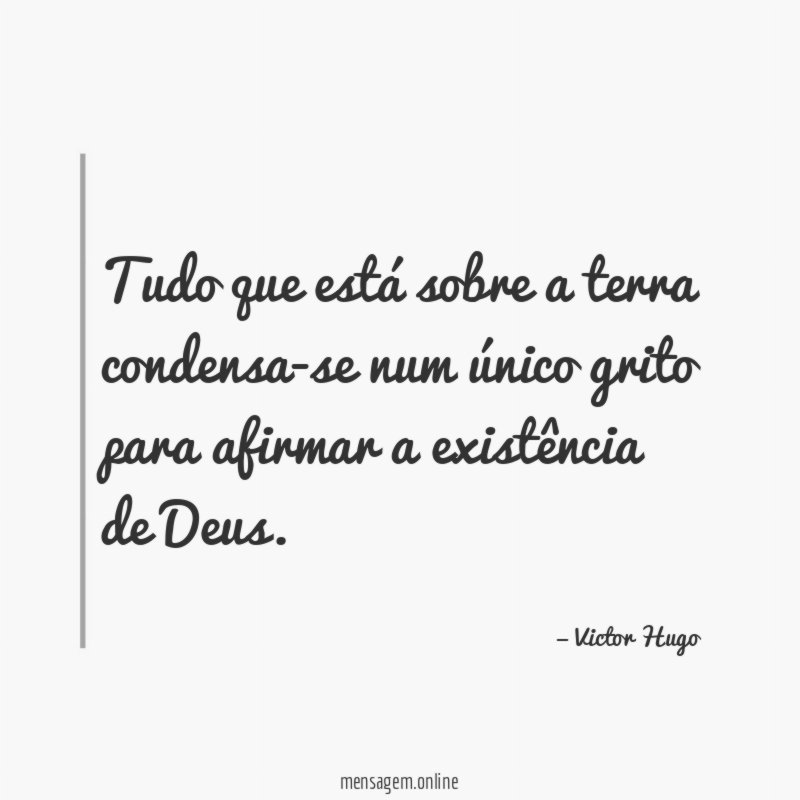 Tudo que está sobre a terra condensa-se num
