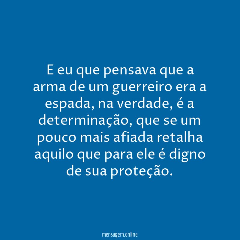 E eu que pensava que a arma de