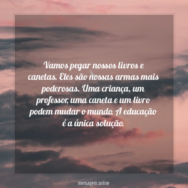 Vamos pegar nossos livros e canetas
