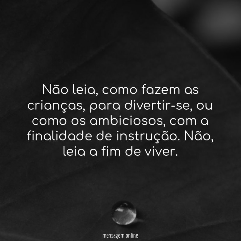 Não leia
