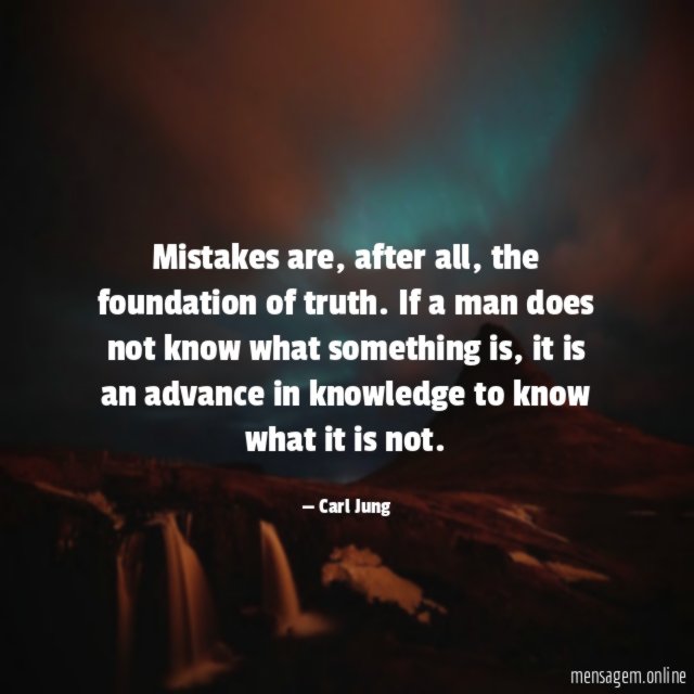 Mistakes are