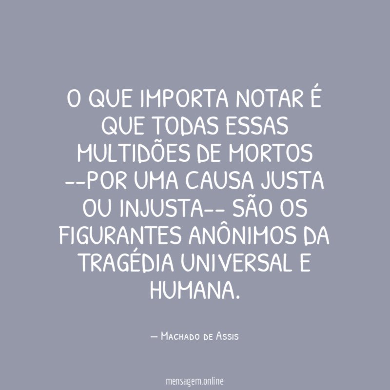 O que importa notar é que todas essas