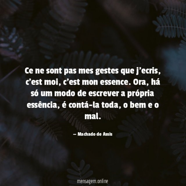 Ce ne sont pas mes gestes que j'ecris