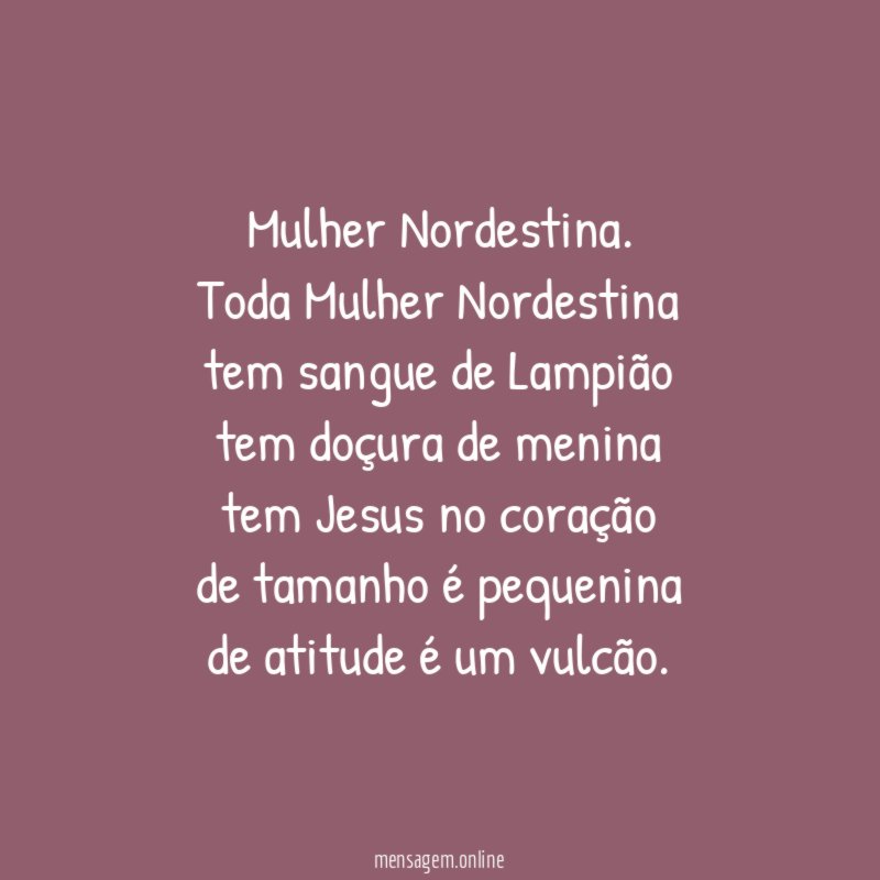 Mulher Nordestina.