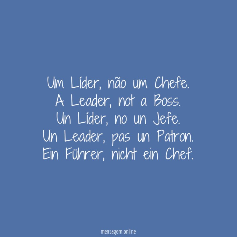 Um Líder