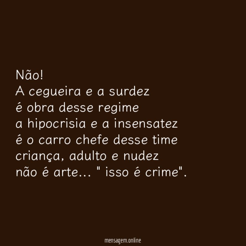 Não!
