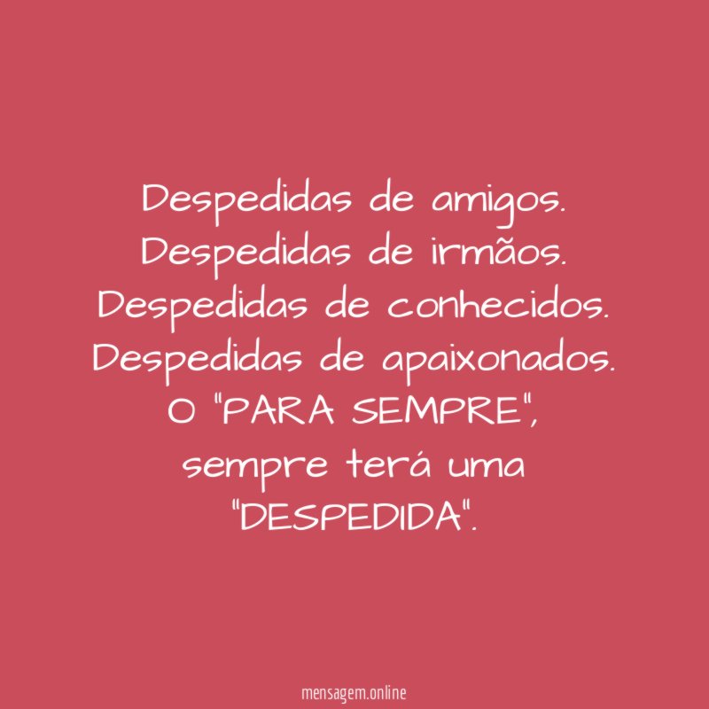 Despedidas de amigos