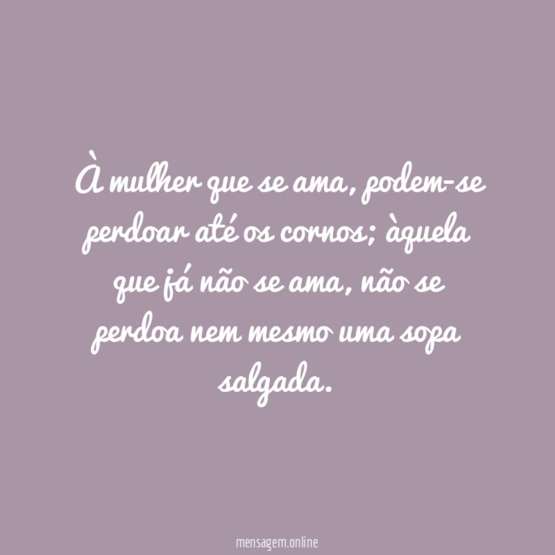 À mulher que se ama