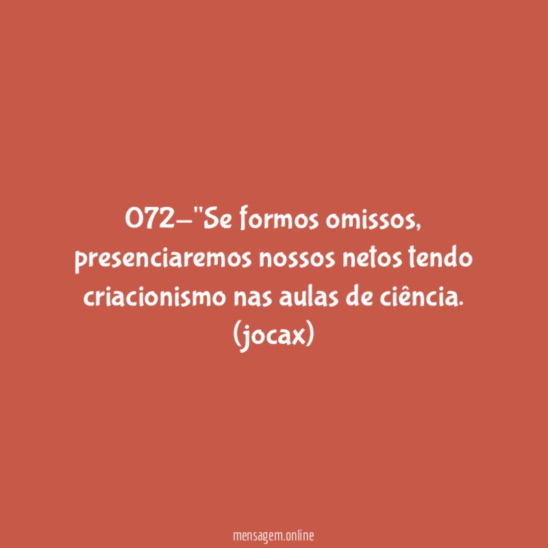 072-"Se formos omissos