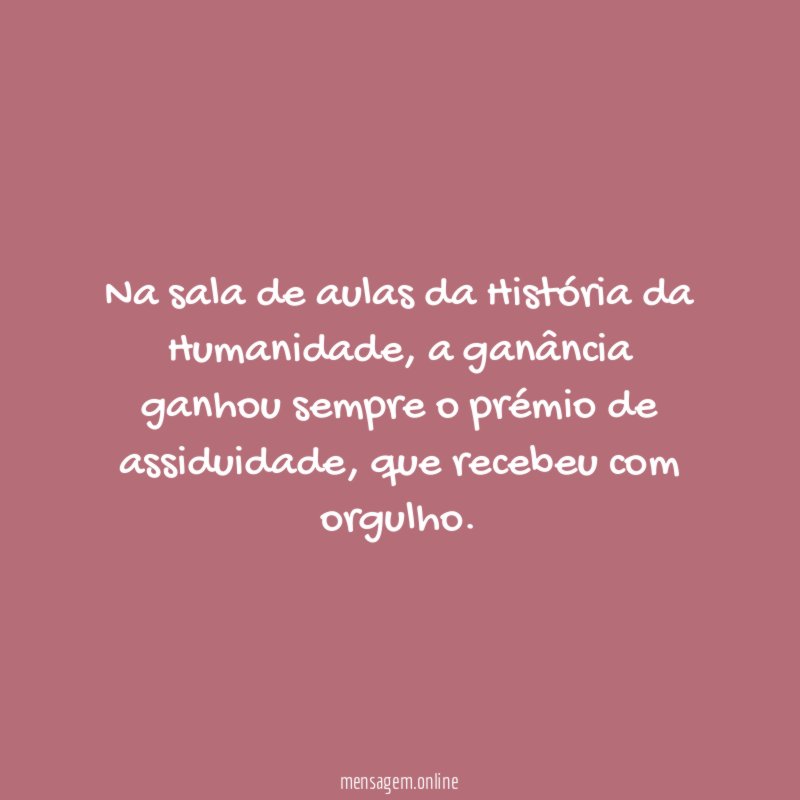 Na sala de aulas da História da Humanidade