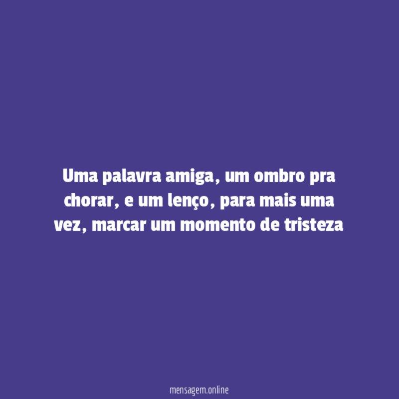 Uma palavra amiga