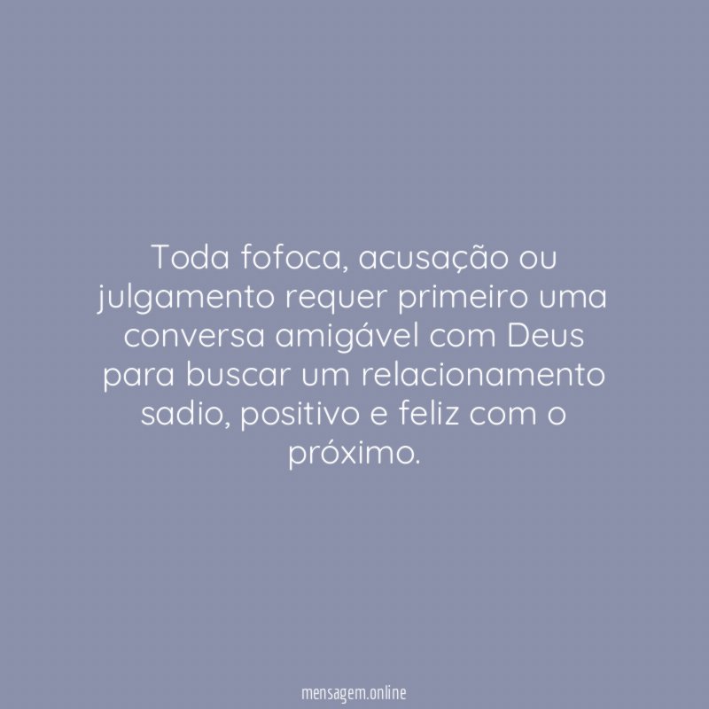 Toda fofoca