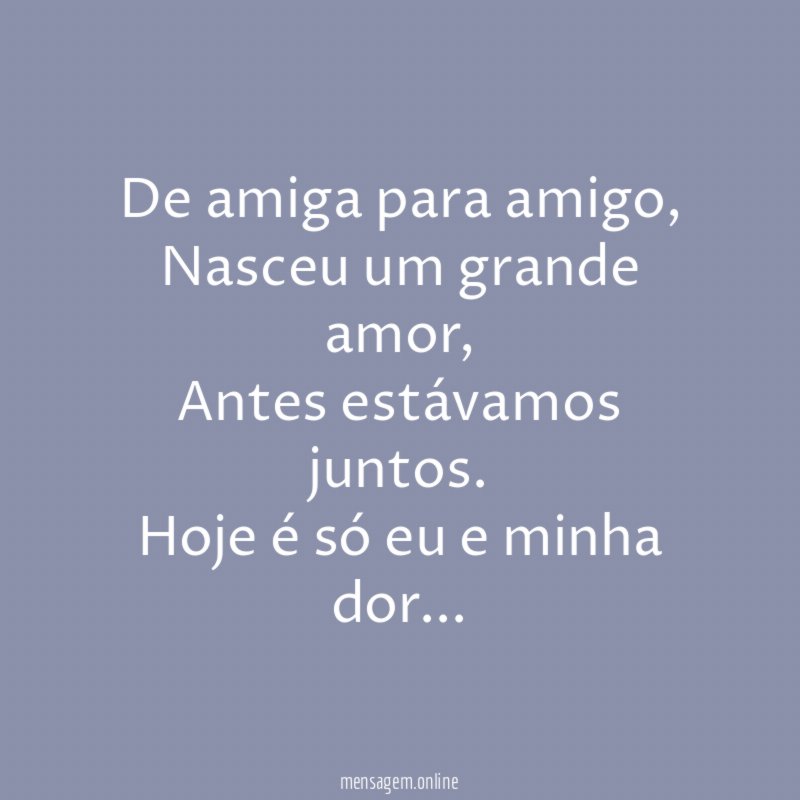 De amiga para amigo