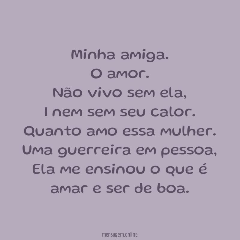 Minha amiga