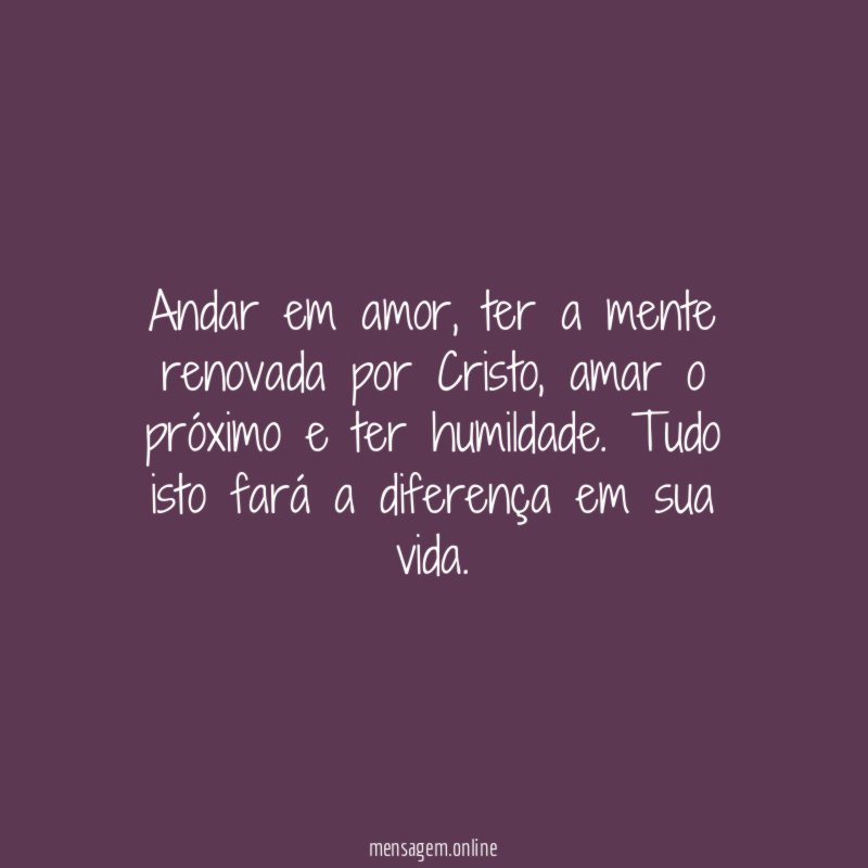 Andar em amor