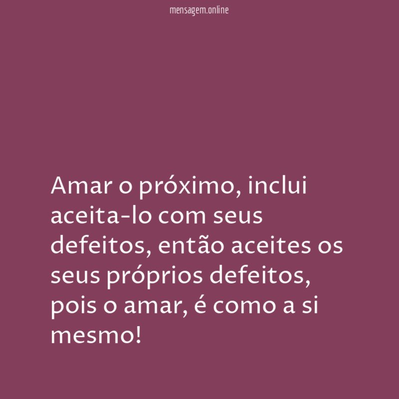 Amar o próximo