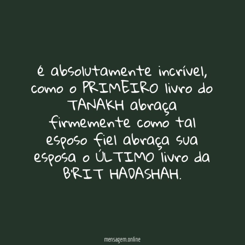 é absolutamente incrível