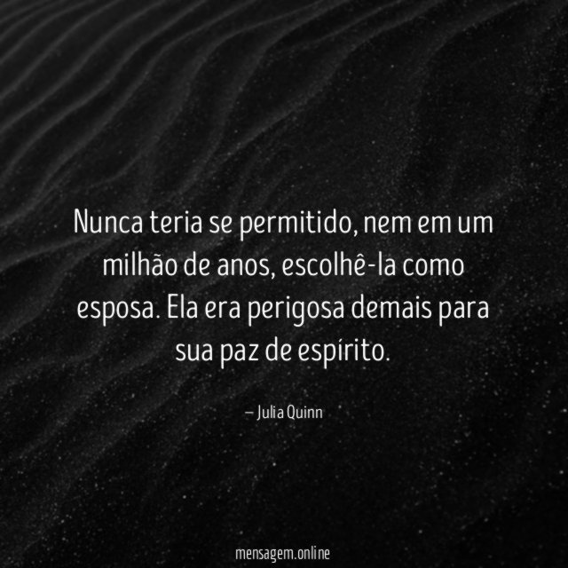 Nunca teria se permitido