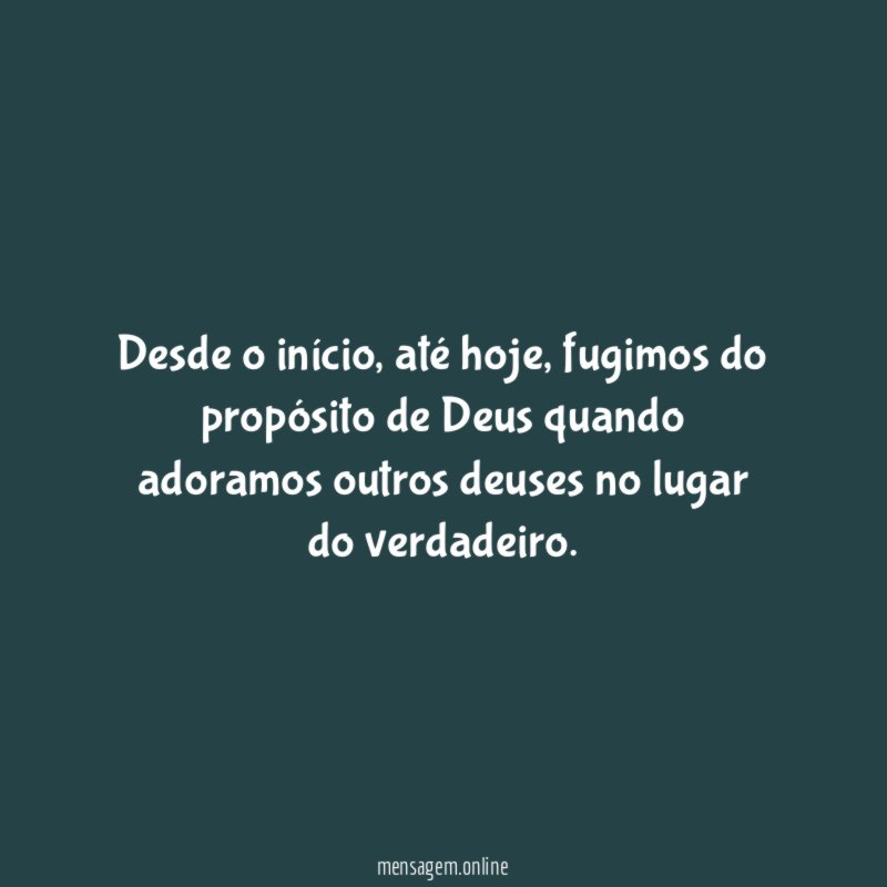 Desde o início