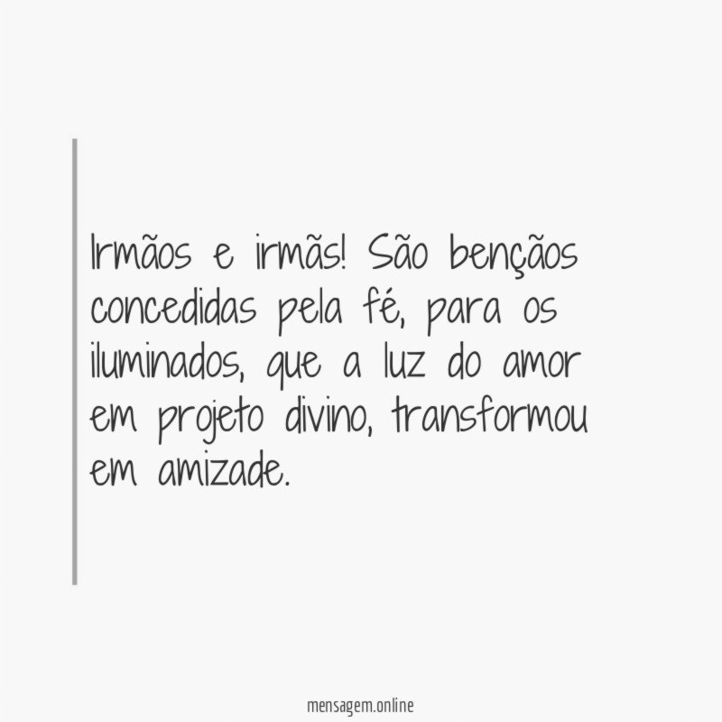 Irmãos e irmãs