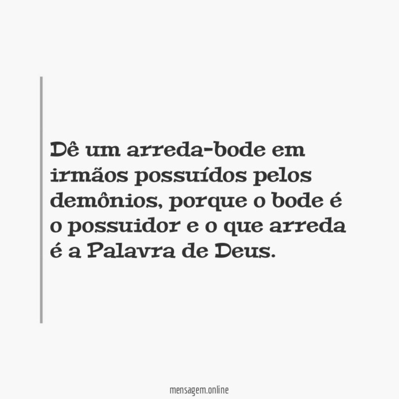 Dê um arreda-bode em irmãos possuídos pelos demônios