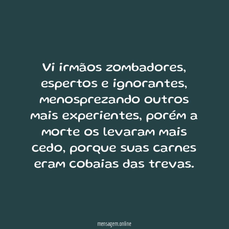 Vi irmãos zombadores