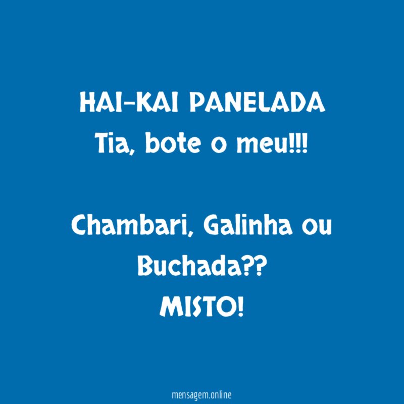 HAI-KAI PANELADA