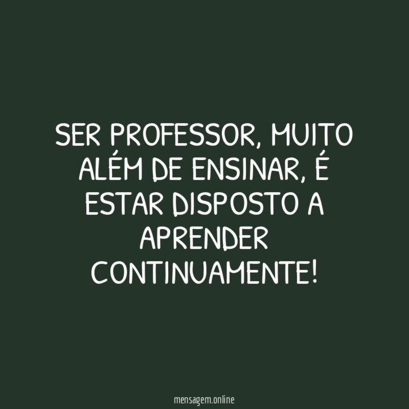 Ser professor