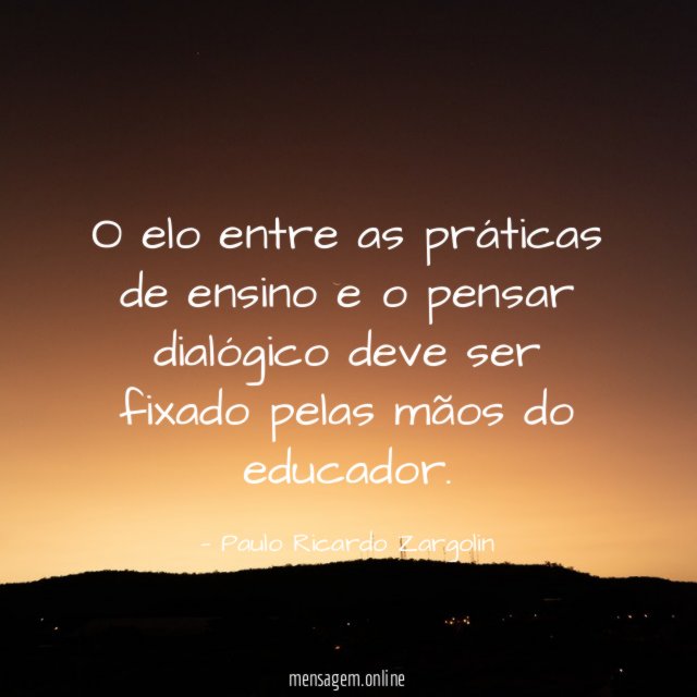 O elo entre as práticas de ensino