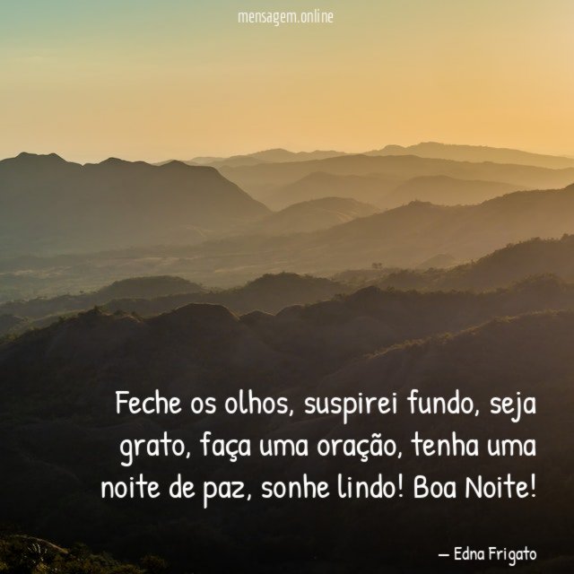 Feche os olhos