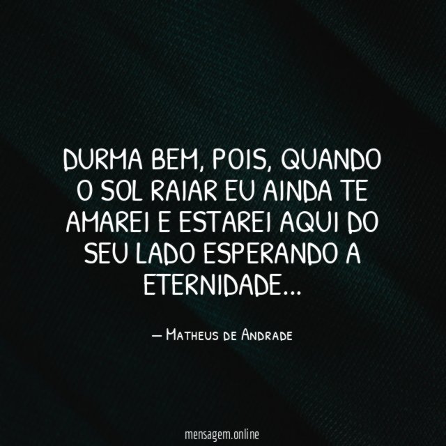 Durma bem