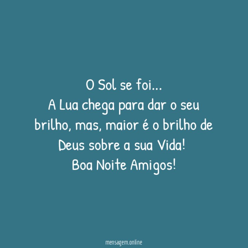O Sol se foi