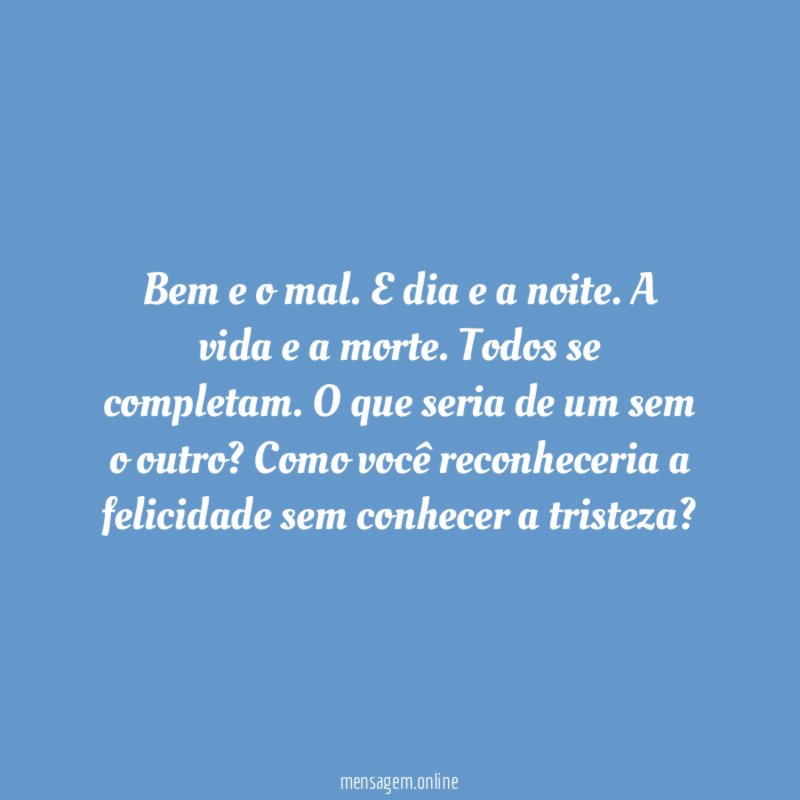 Bem e o mal